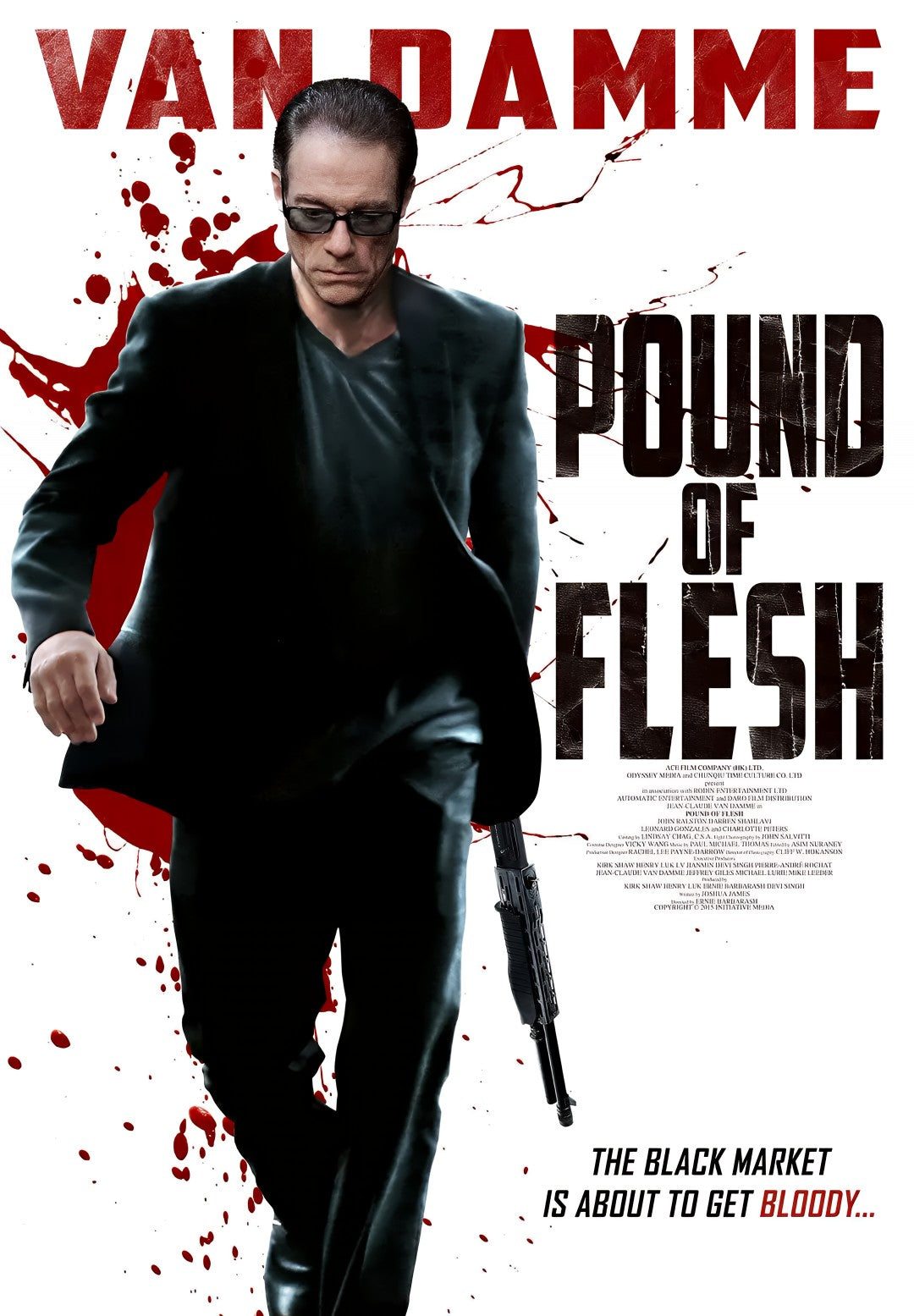 1-Disc Pound of Flesh (2015) 1080P for Gift Movie All RegionPlay Seal Box Blu-ray