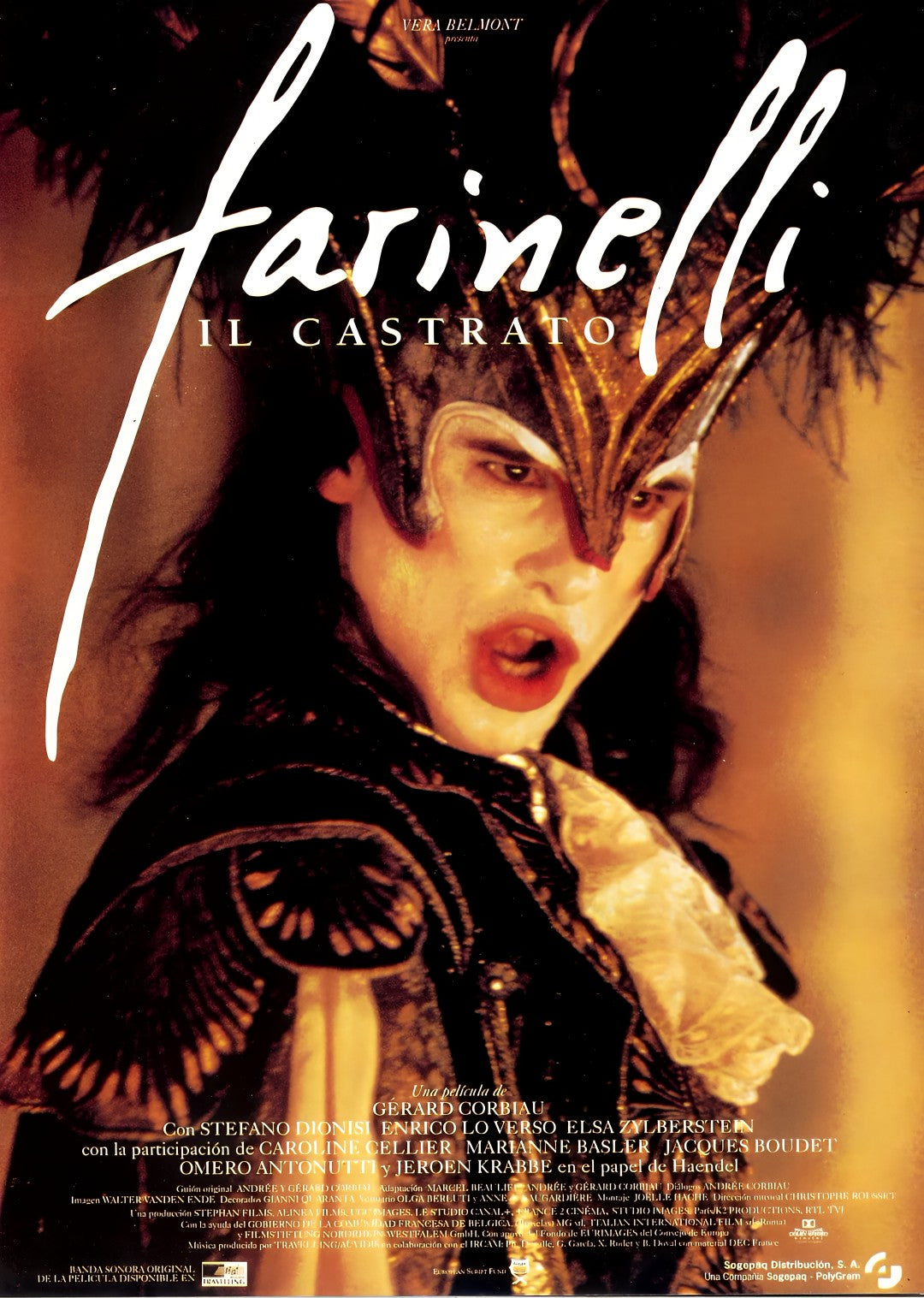 1-Disc Farinelli (1994) 1080P for Gift Movie All RegionPlay Seal Box Blu-ray