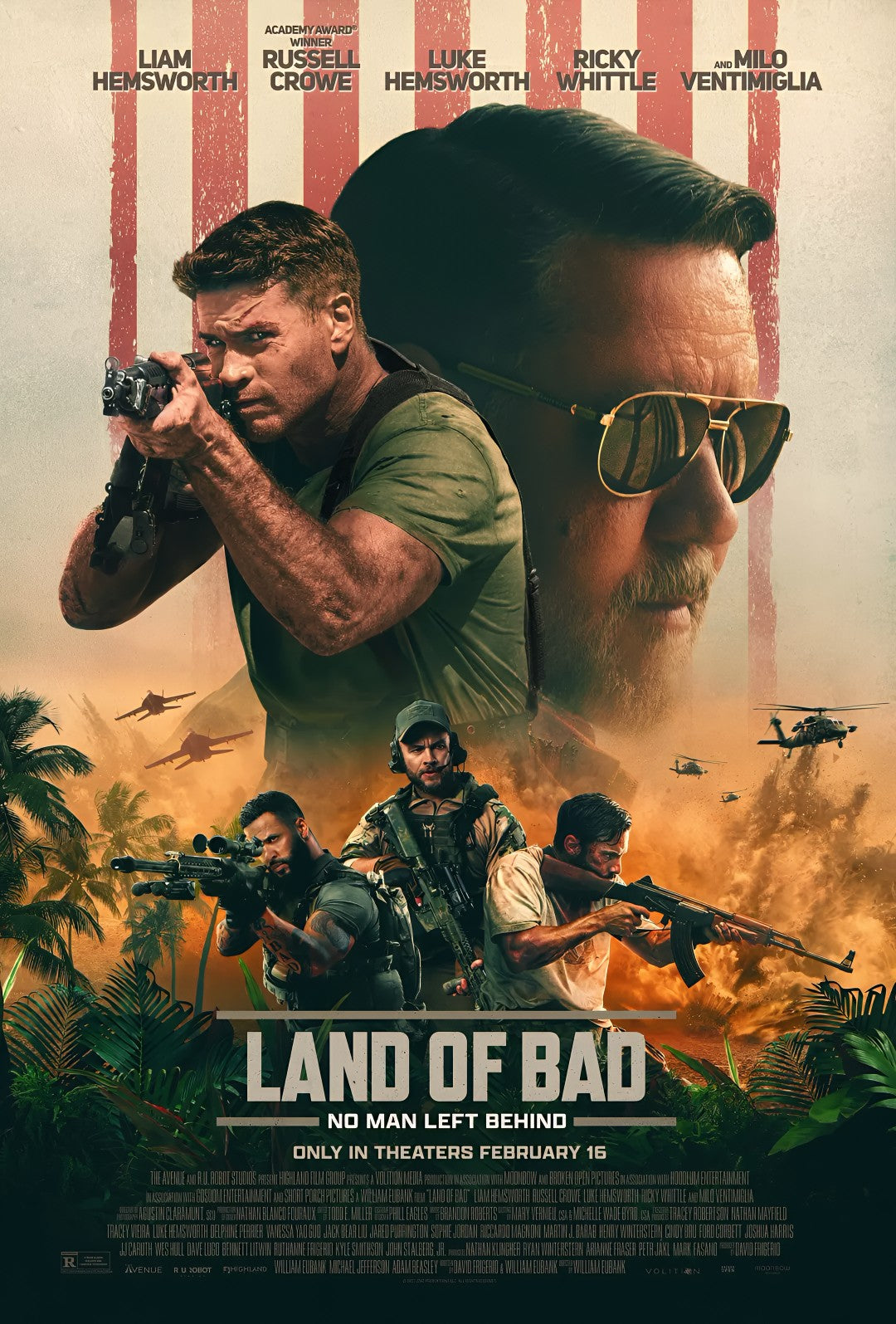 1-Disc Land of Bad (2024) 1080P for Gift Movie All RegionPlay Seal Box Blu-ray