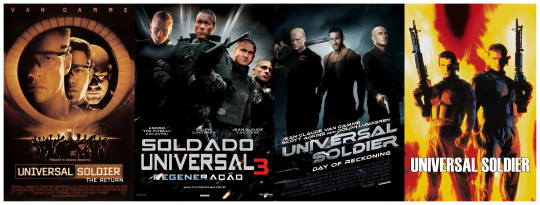4-Disc Universal Soldier Season 1-4 1080P for Gift Movie All RegionPlay Seal Box Blu-ray