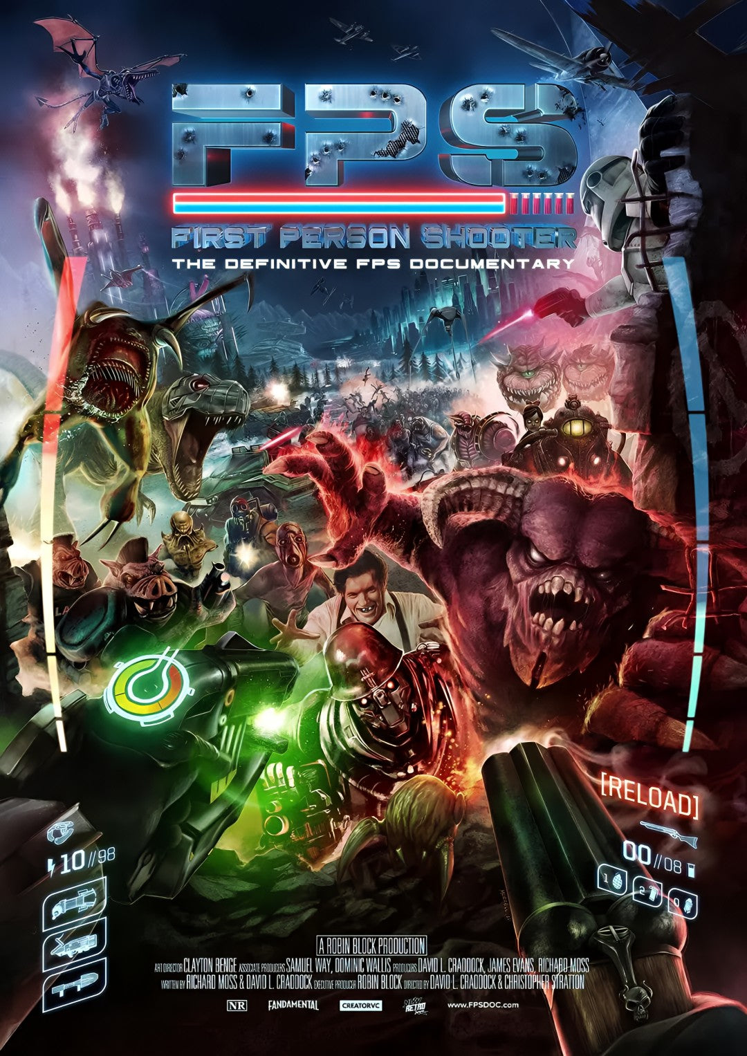 1-Disc FPS: First Person Shooter (2023) 1080P for Gift Movie All RegionPlay Seal Box Blu-ray