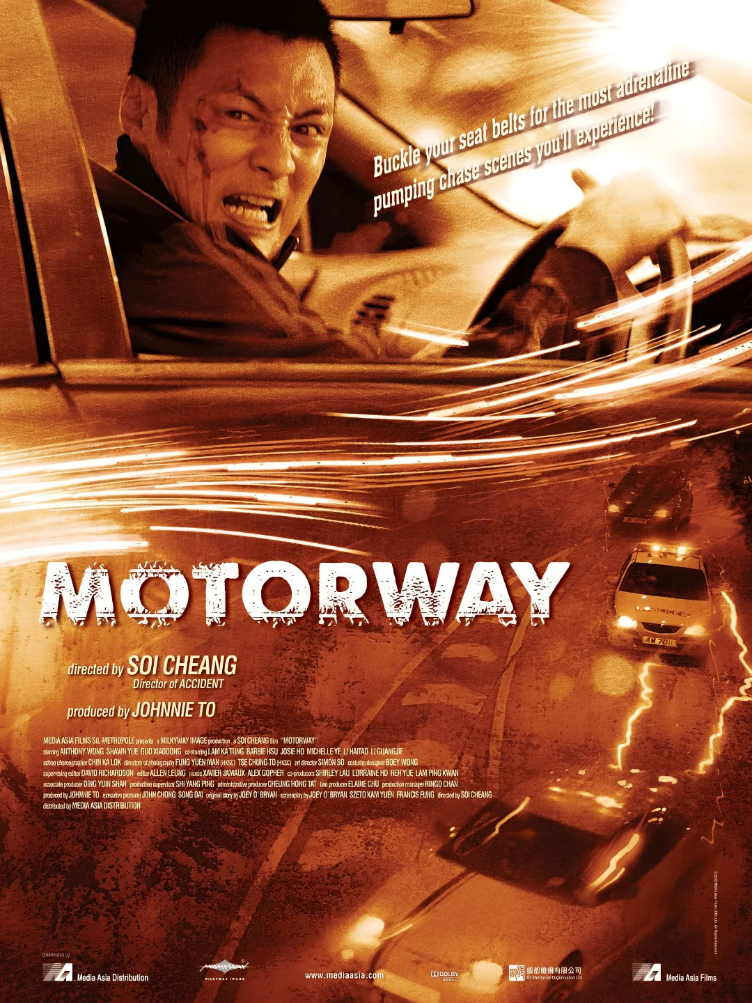 1-Disc Motorway (2012) 1080P for Gift Movie All RegionPlay Seal Box Blu-ray