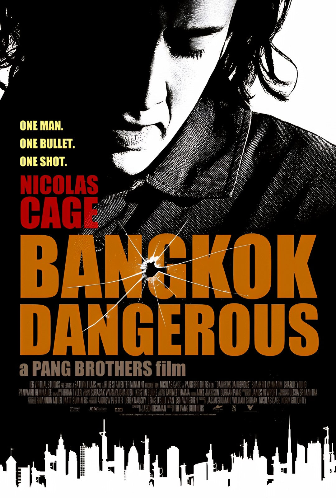 1-Disc Bangkok Dangerous (2008) 1080P for Gift Movie All RegionPlay Seal Box Blu-ray