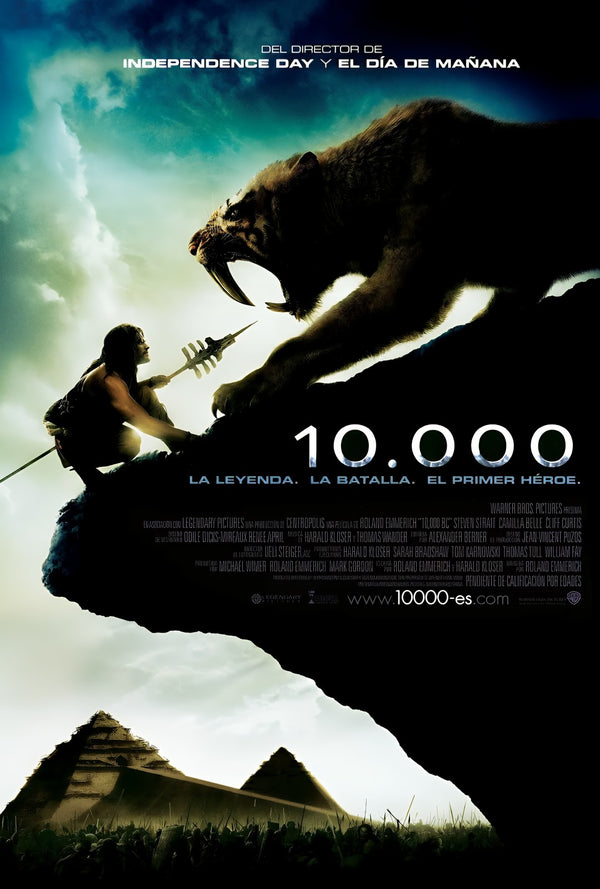 1-Disc 10 000 BC (2008) 1080P for Gift Movie All RegionPlay Seal Box Blu-ray