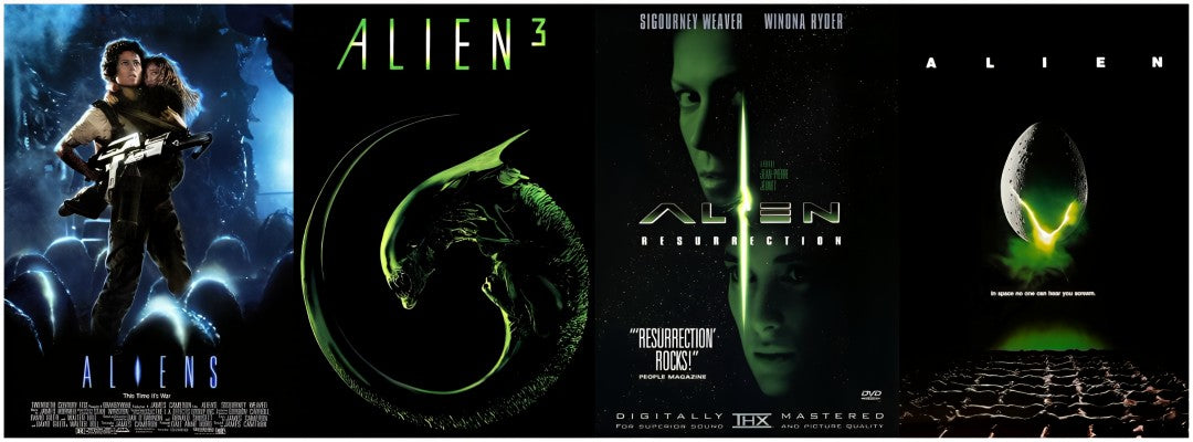 4-Disc Alien Season 1-4 1080P for Gift Movie All RegionPlay Seal Box Blu-ray