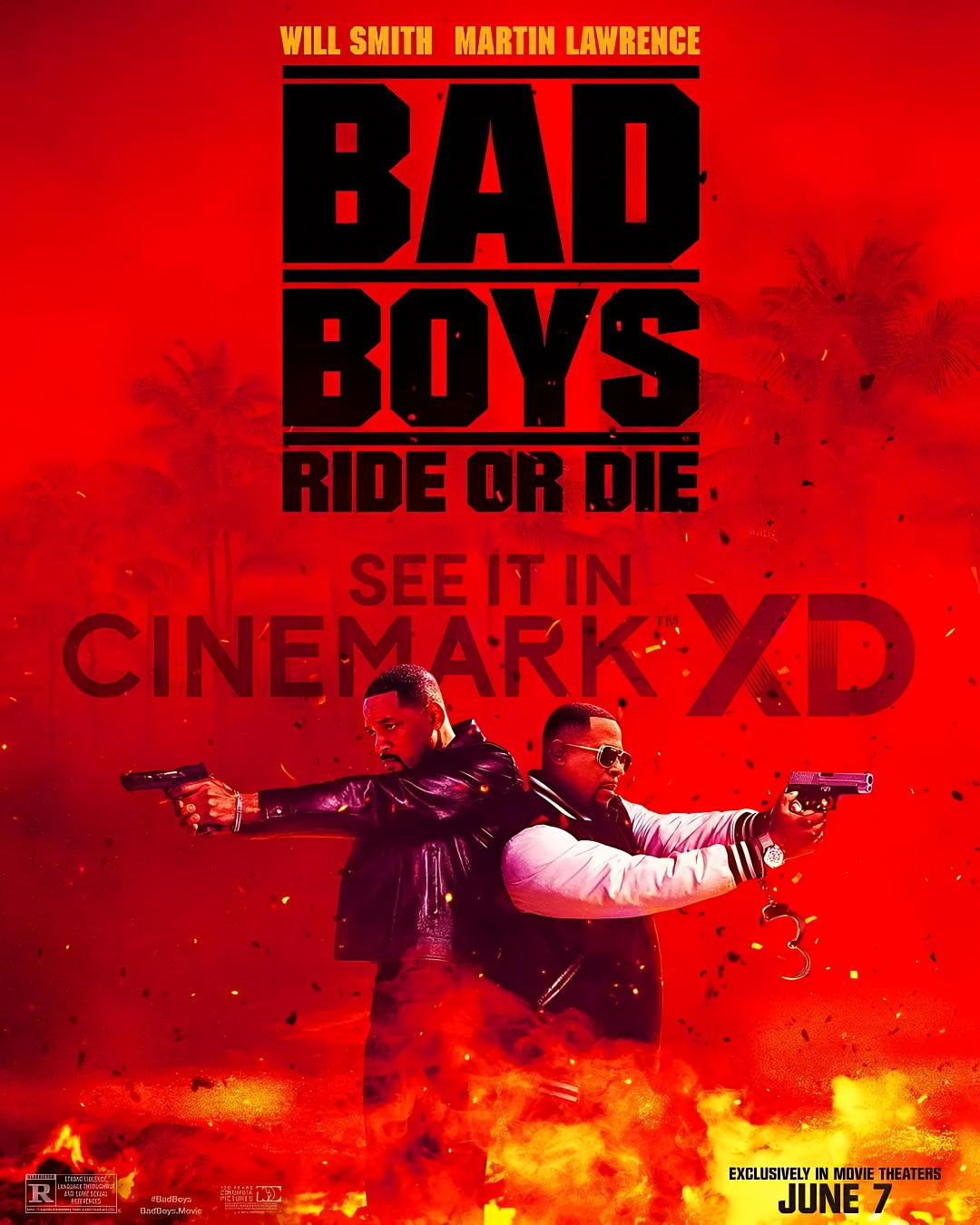 1-Disc Bad Boys: Ride or Die (2024) 1080P for Gift Movie All RegionPlay Seal Box Blu-ray