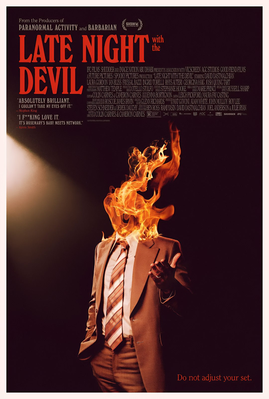 1-Disc Late Night with the Devil (2023) 1080P for Gift Movie All RegionPlay Seal Box Blu-ray