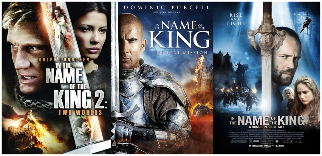 3-Disc In the Name of the King: A Dungeon Siege Tale Season 1-3 1080P for Gift Movie All RegionPlay Seal Box Blu-ray