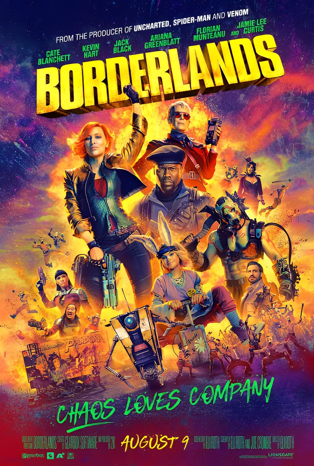 1-Disc Borderlands (2024) 1080P for Gift Movie All RegionPlay Seal Box Blu-ray