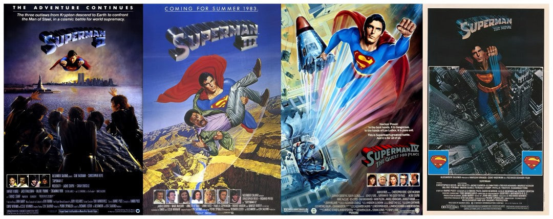 4-Disc Superman Season 1-4 1080P for Gift Movie All RegionPlay Seal Box Blu-ray