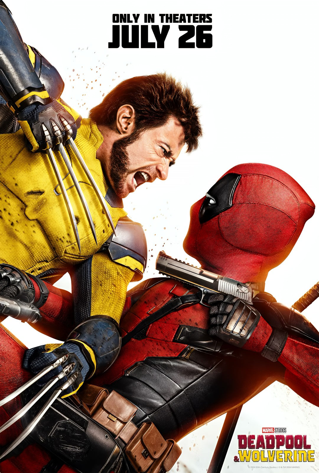 1-Disc Deadpool & Wolverine (2024) 1080P for Gift Movie All RegionPlay Seal Box Blu-ray