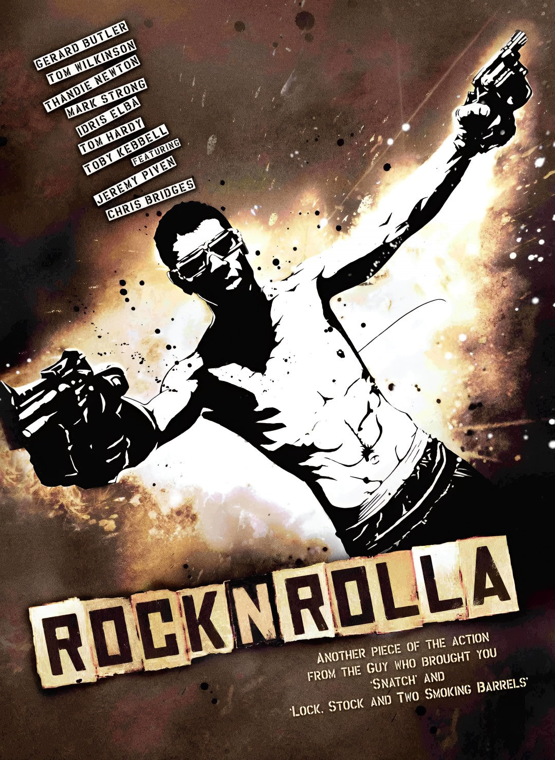 1-Disc RocknRolla (2008) 1080P for Gift Movie All RegionPlay Seal Box Blu-ray