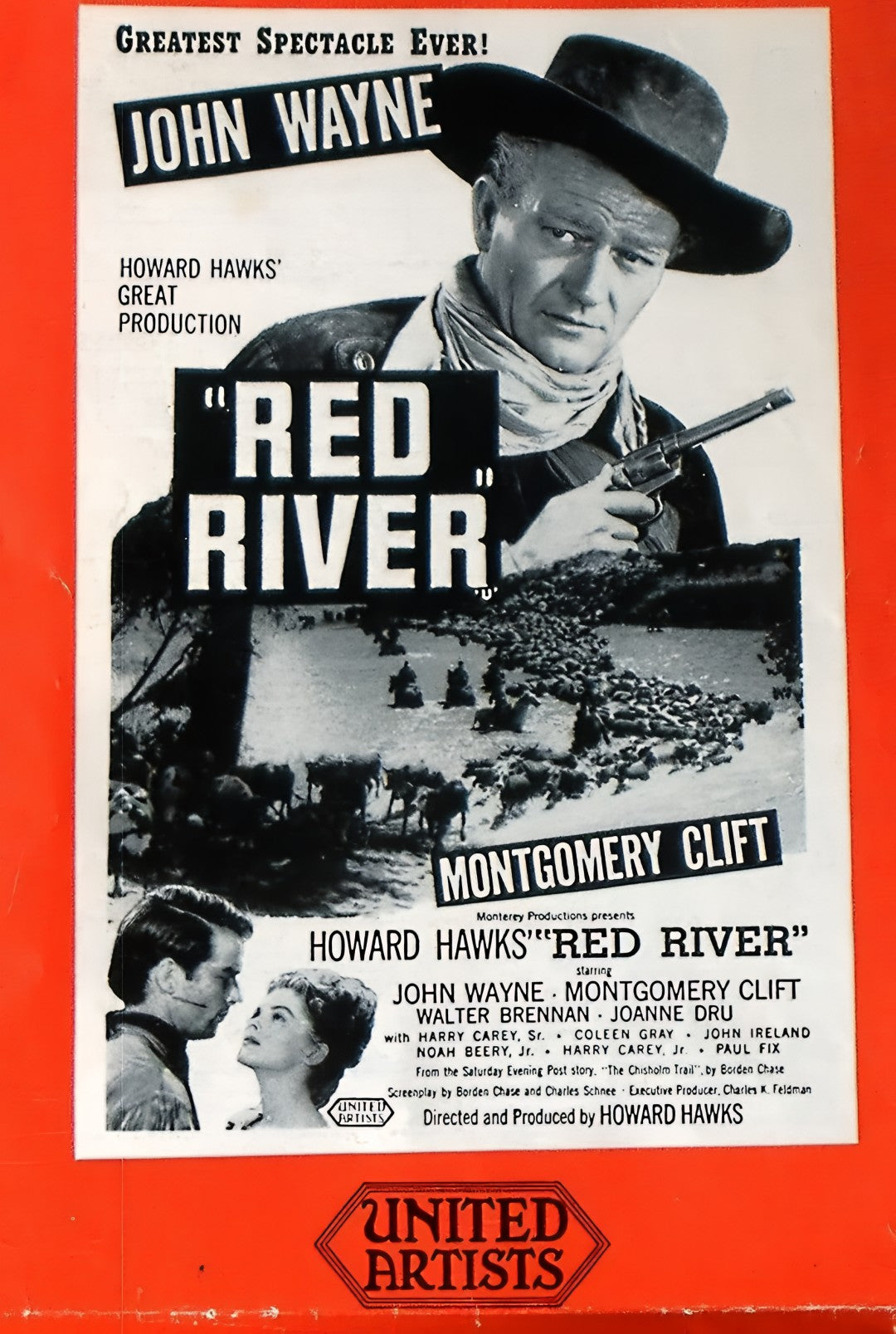 1-Disc Red River (1948) 1080P for Gift Movie All RegionPlay Seal Box Blu-ray