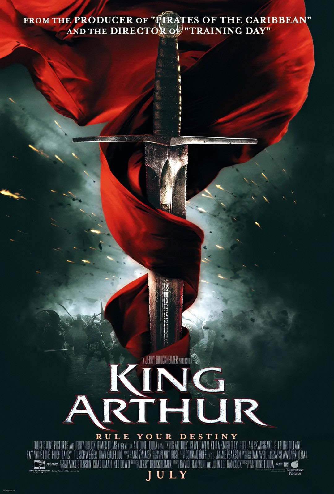 1-Disc King Arthur (2004) 1080P for Gift Movie All RegionPlay Seal Box Blu-ray
