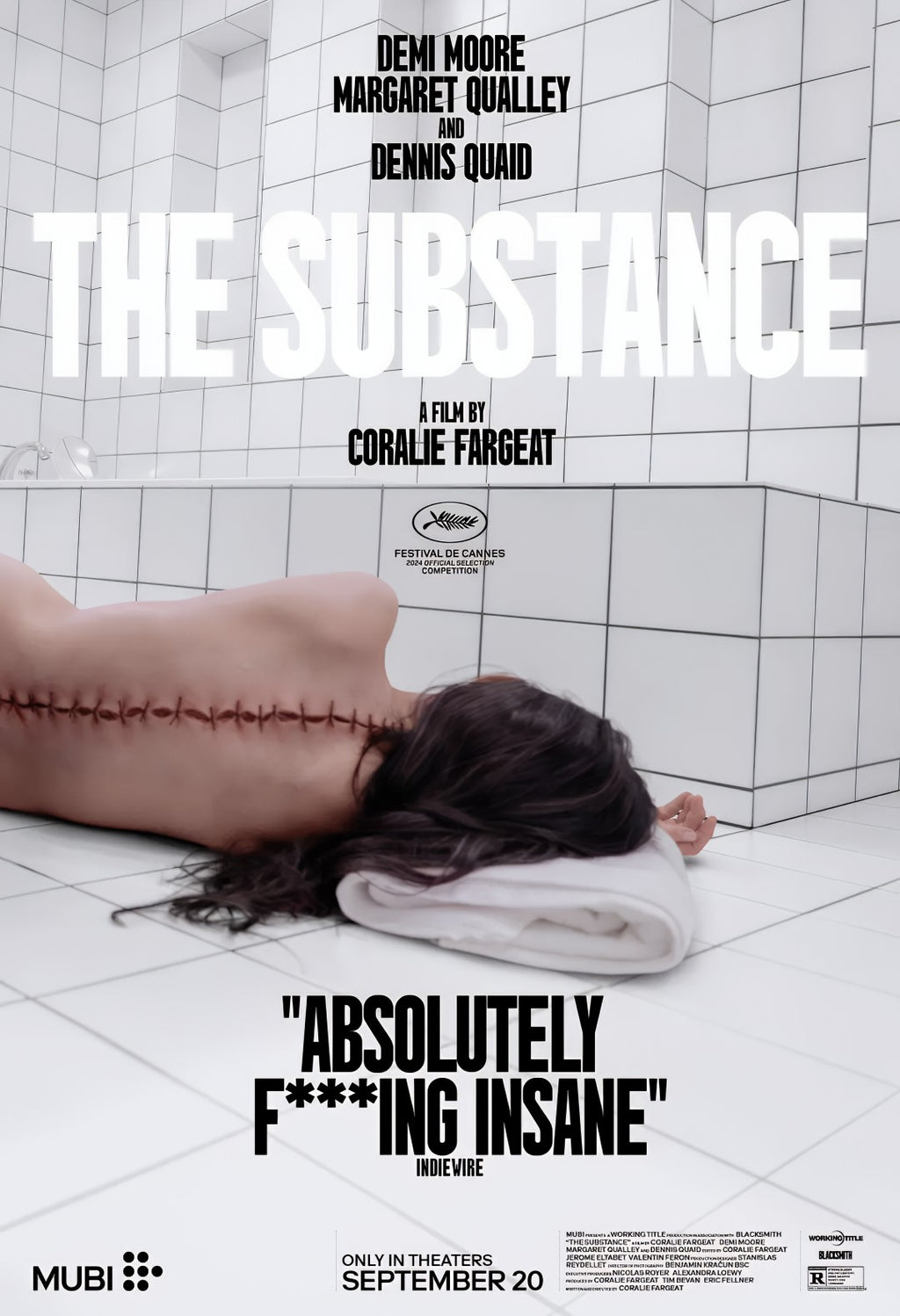 1-Disc The Substance (2024) 1080P for Gift Movie All RegionPlay Seal Box Blu-ray