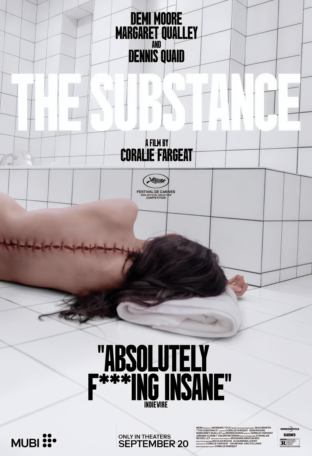 1-Disc The Substance (2024) 1080P for Gift Movie All RegionPlay Seal Box Blu-ray