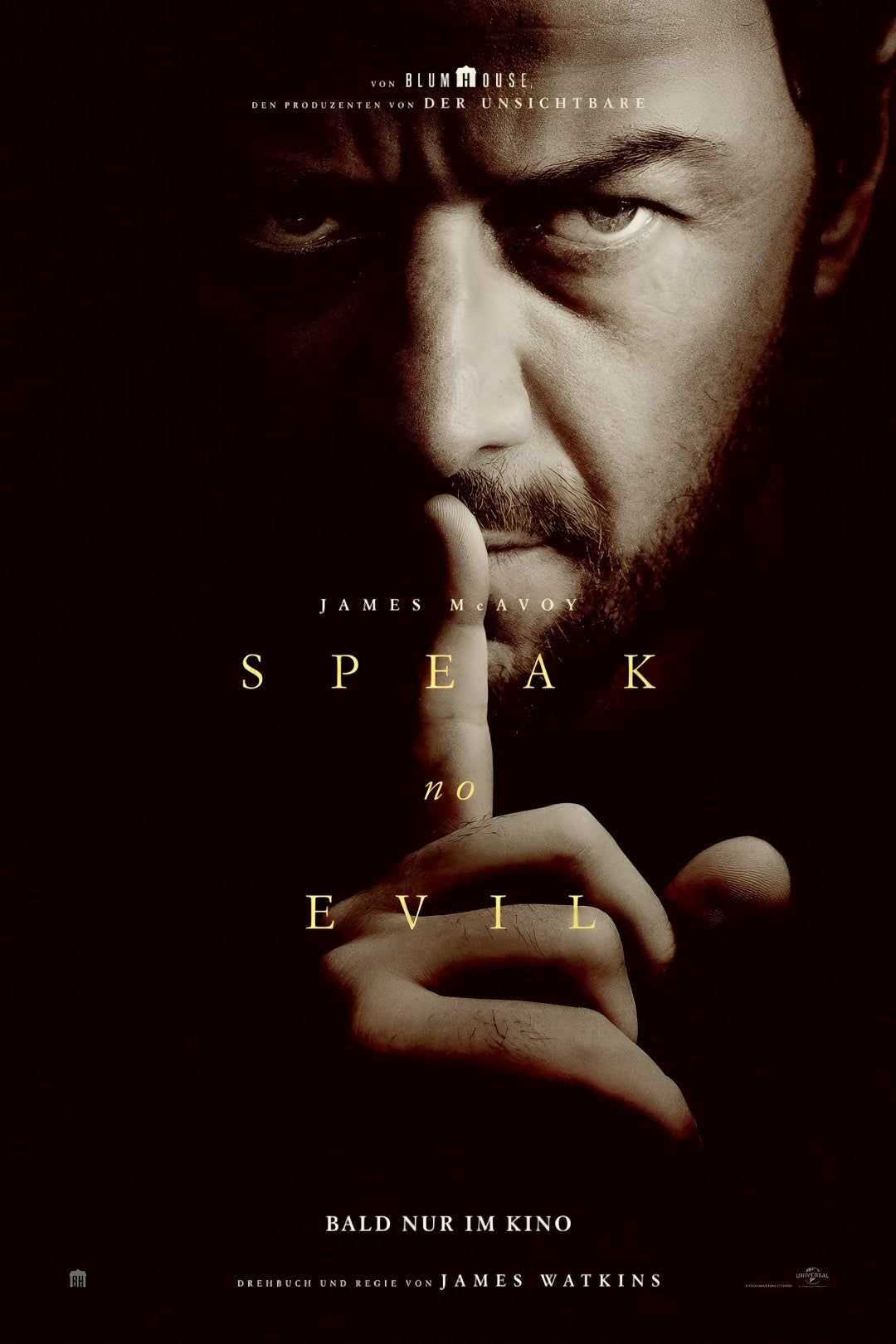 1-Disc Speak No Evil (2024) 1080P for Gift Movie All RegionPlay Seal Box Blu-ray
