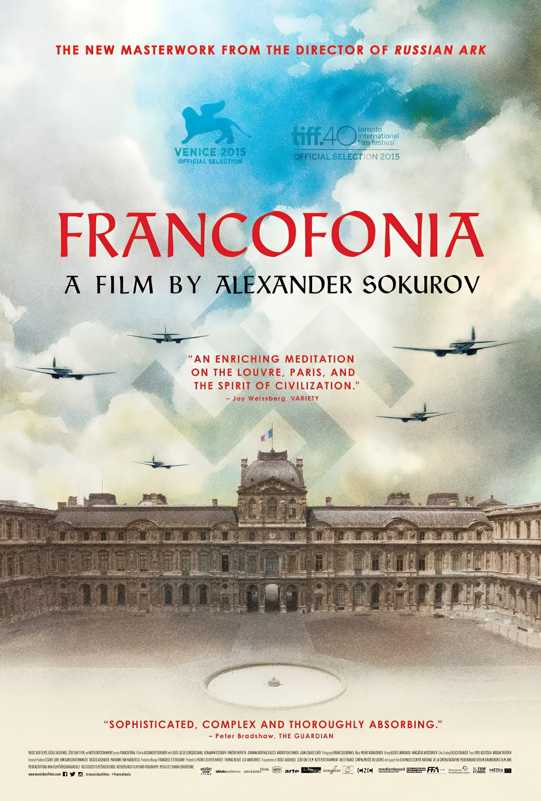 1-Disc Francofonia (2015) 1080P for Gift Movie All RegionPlay Seal Box Blu-ray