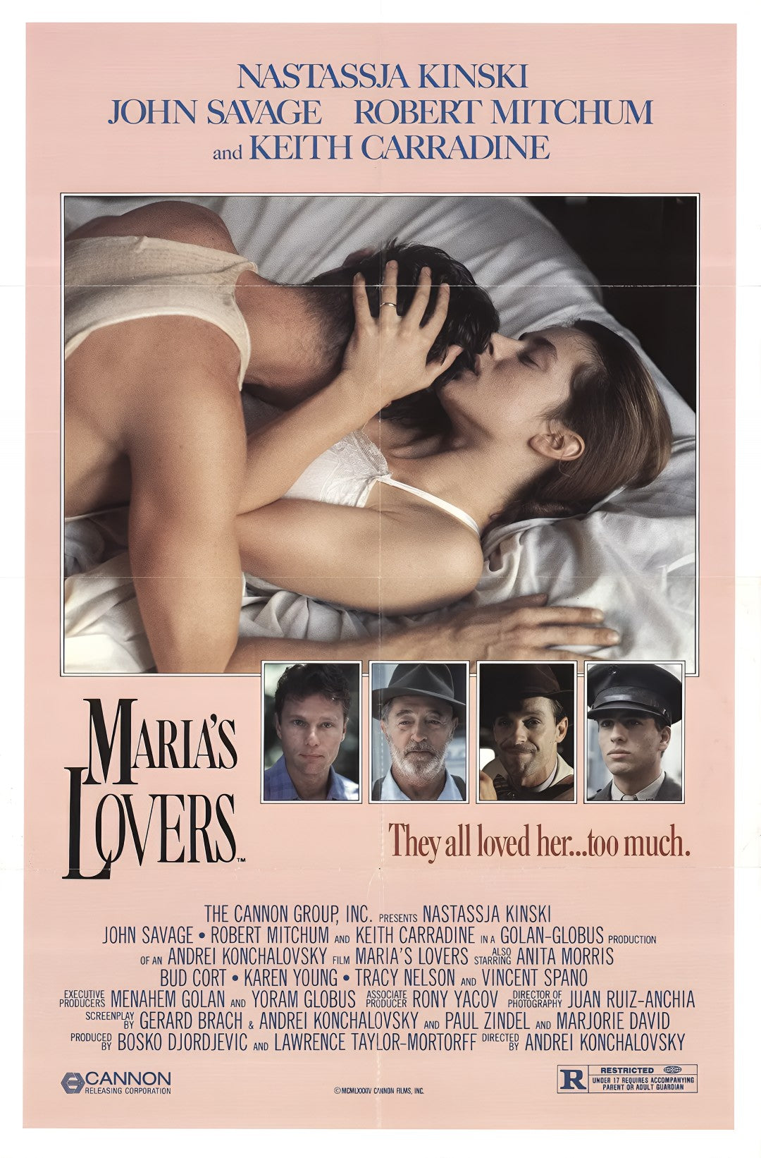 1-Disc Maria's Lovers (1984) 1080P for Gift Movie All RegionPlay Seal Box Blu-ray