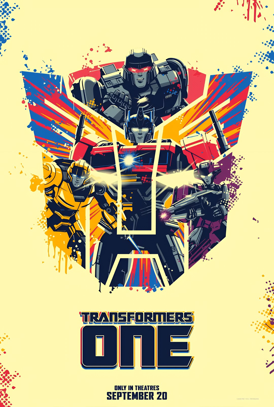 1-Disc Transformers One (2024) 1080P for Gift Movie All RegionPlay Seal Box Blu-ray