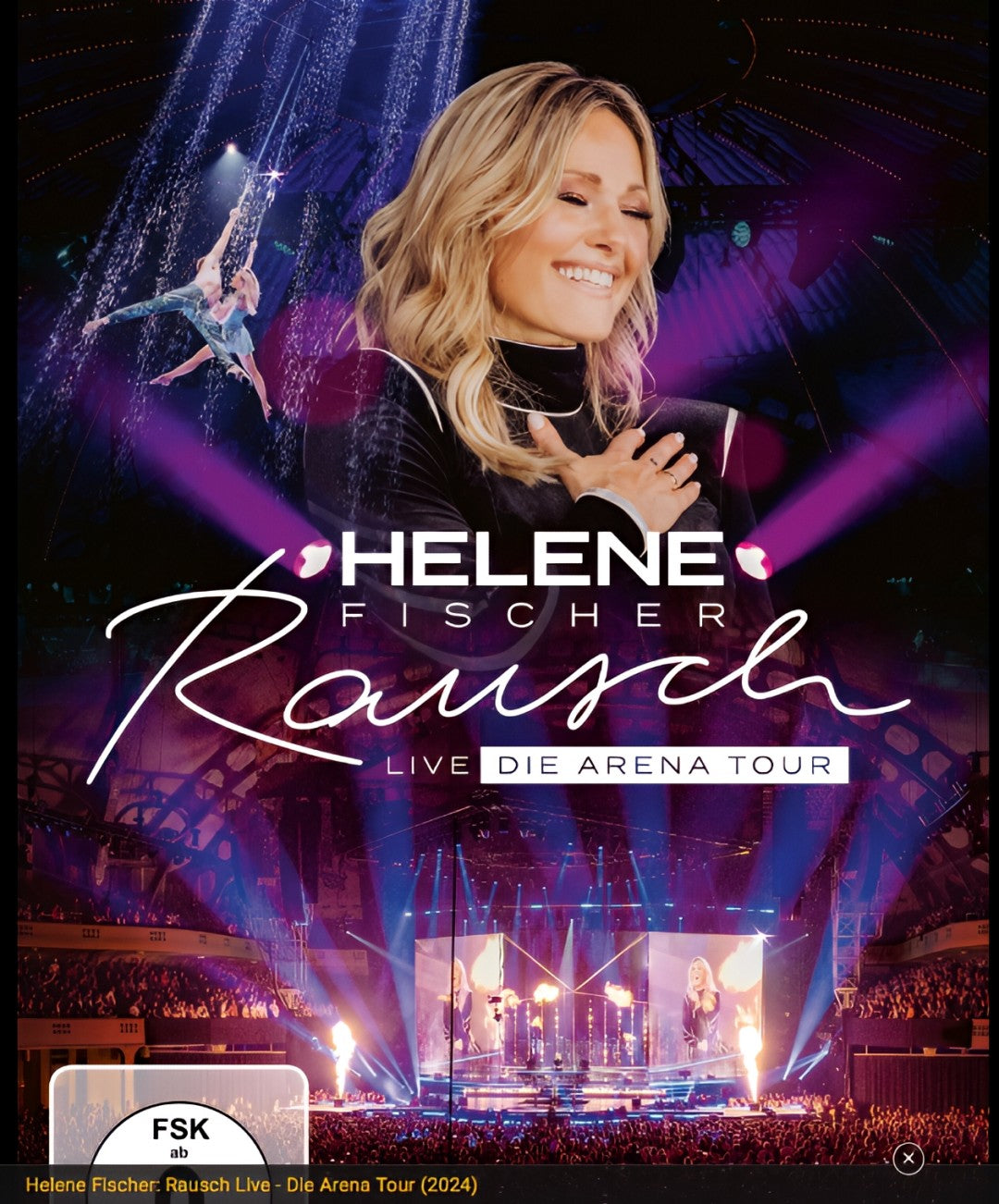 1-Disc Helene Fischer: Rausch Live - Die Arena Tour (2024） 1080P for Gift Movie All RegionPlay Seal Box Blu-ray