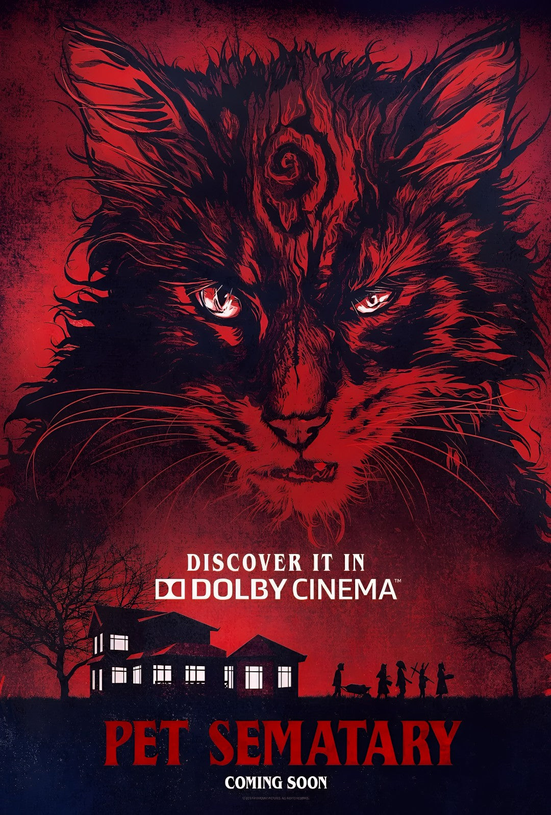 1-Disc Pet Sematary (2019) 1080P for Gift Movie All RegionPlay Seal Box Blu-ray