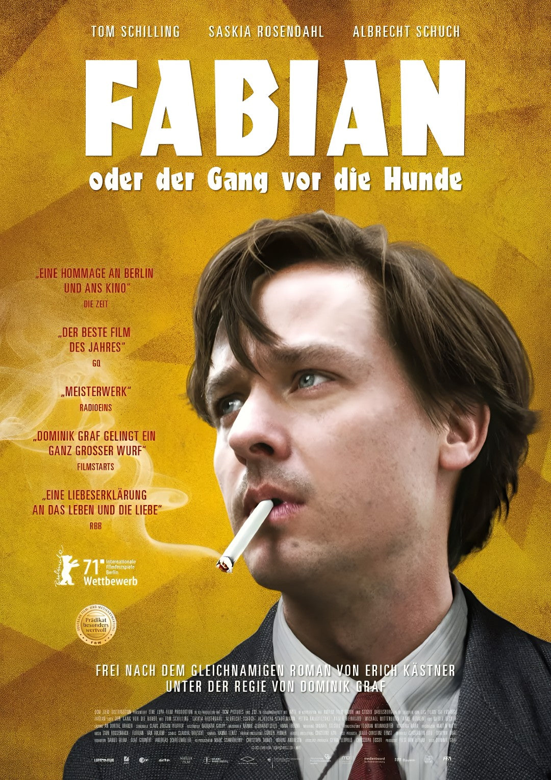 1-Disc Fabian oder Der Gang vor die Hunde (2021) 1080P for Gift Movie All RegionPlay Seal Box Blu-ray