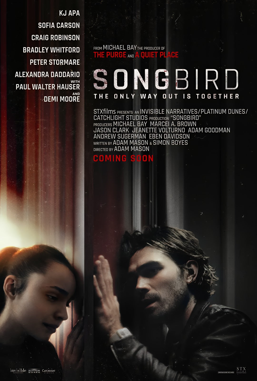 1-Disc Songbird (2020) 1080P for Gift Movie All RegionPlay Seal Box Blu-ray