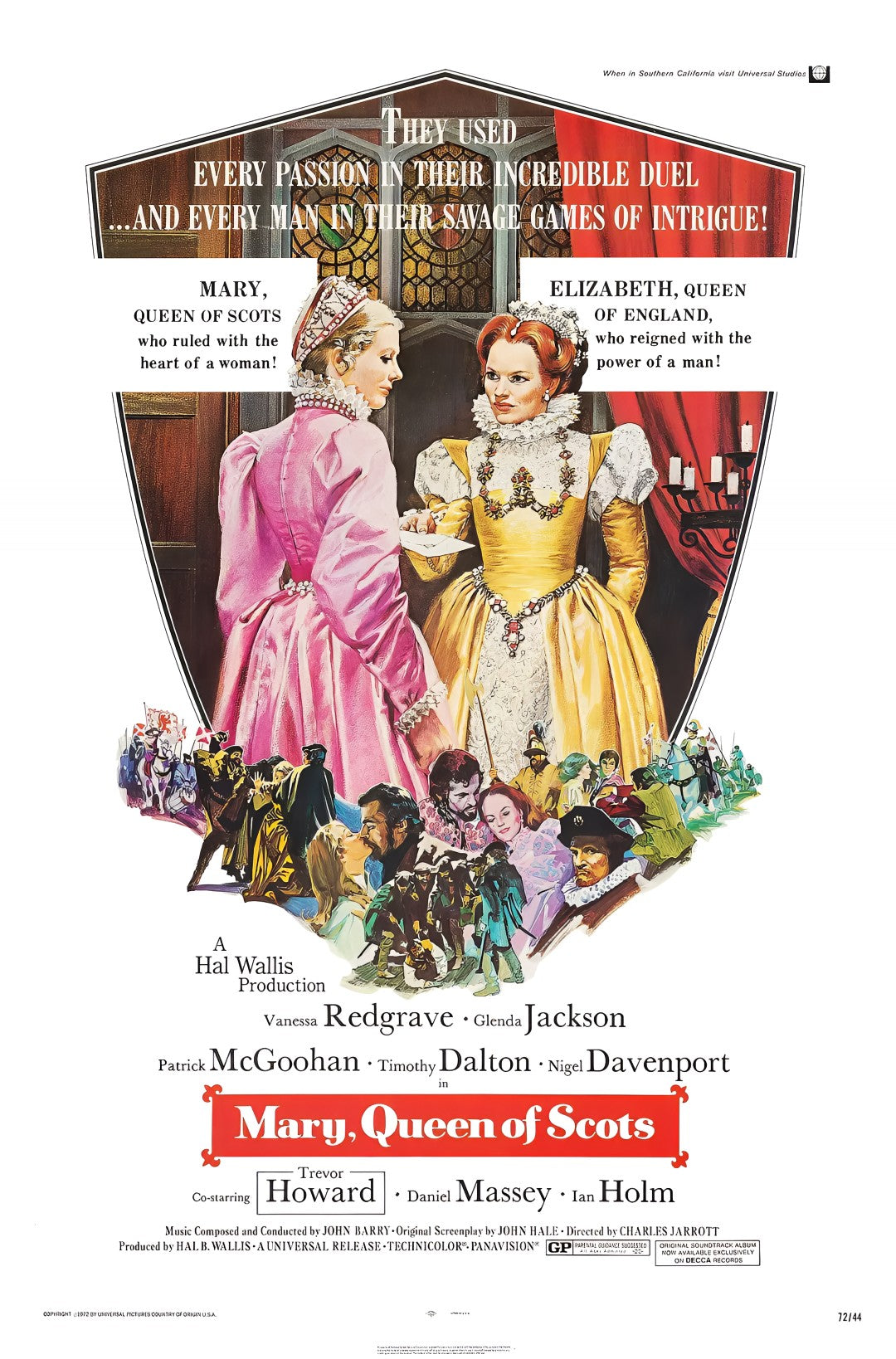 1-Disc MaryQueen of Scots (1971) 1080P for Gift Movie All RegionPlay Seal Box Blu-ray