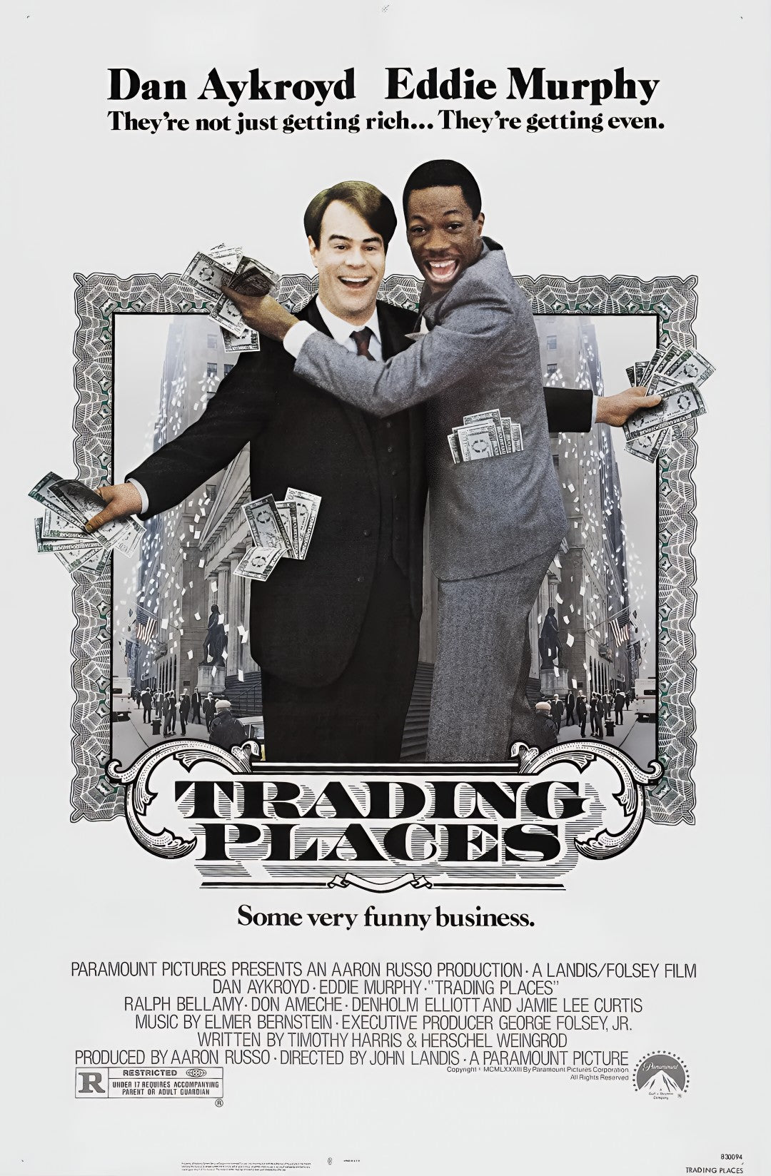 1-Disc Trading Places (1983) 1080P for Gift Movie All RegionPlay Seal Box Blu-ray