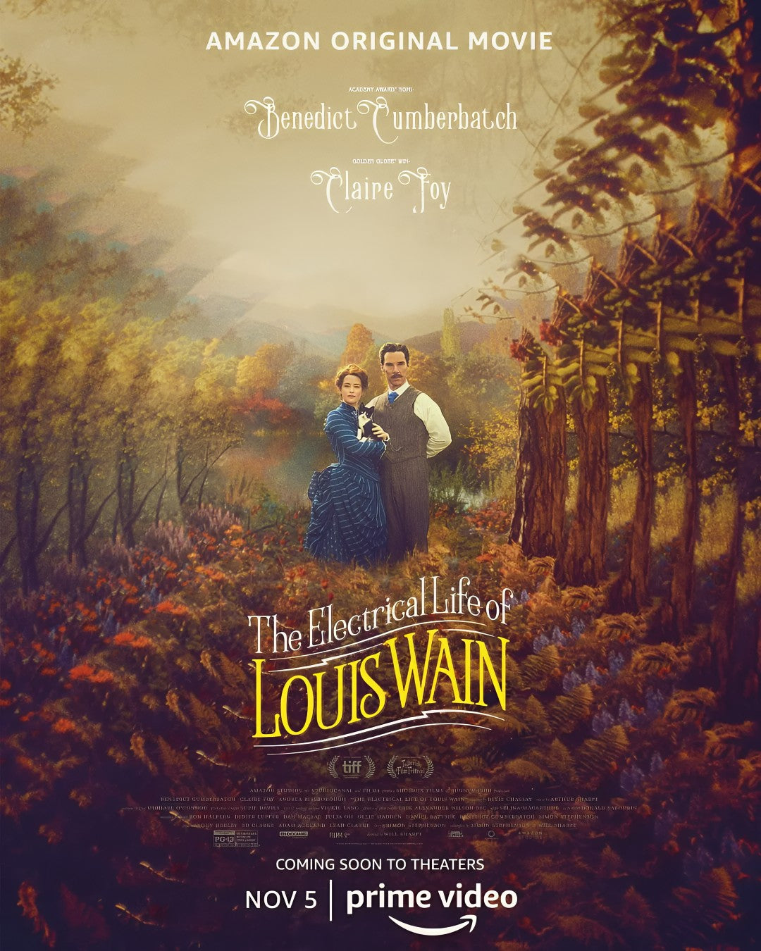 1-Disc The Electrical Life of Louis Wain (2021) 1080P for Gift Movie All RegionPlay Seal Box Blu-ray