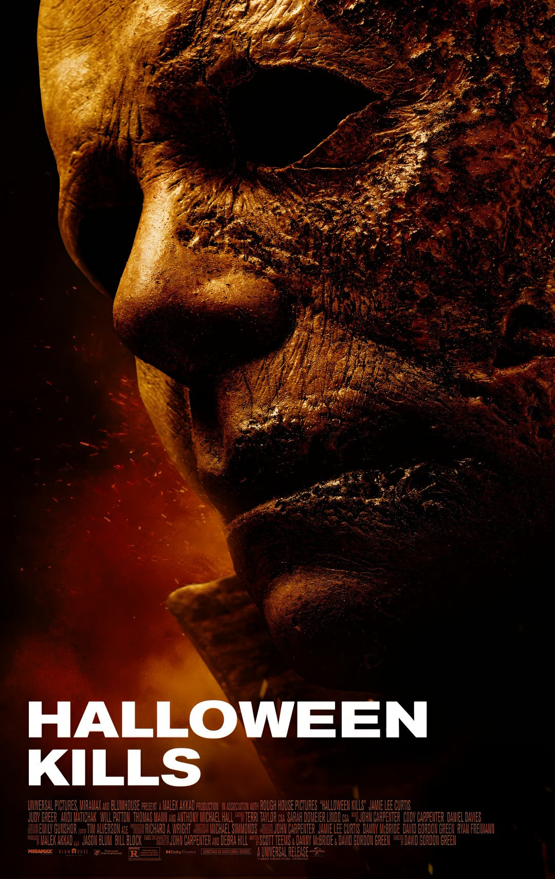 1-Disc Halloween Kills (2021) 1080P for Gift Movie All RegionPlay Seal Box Blu-ray