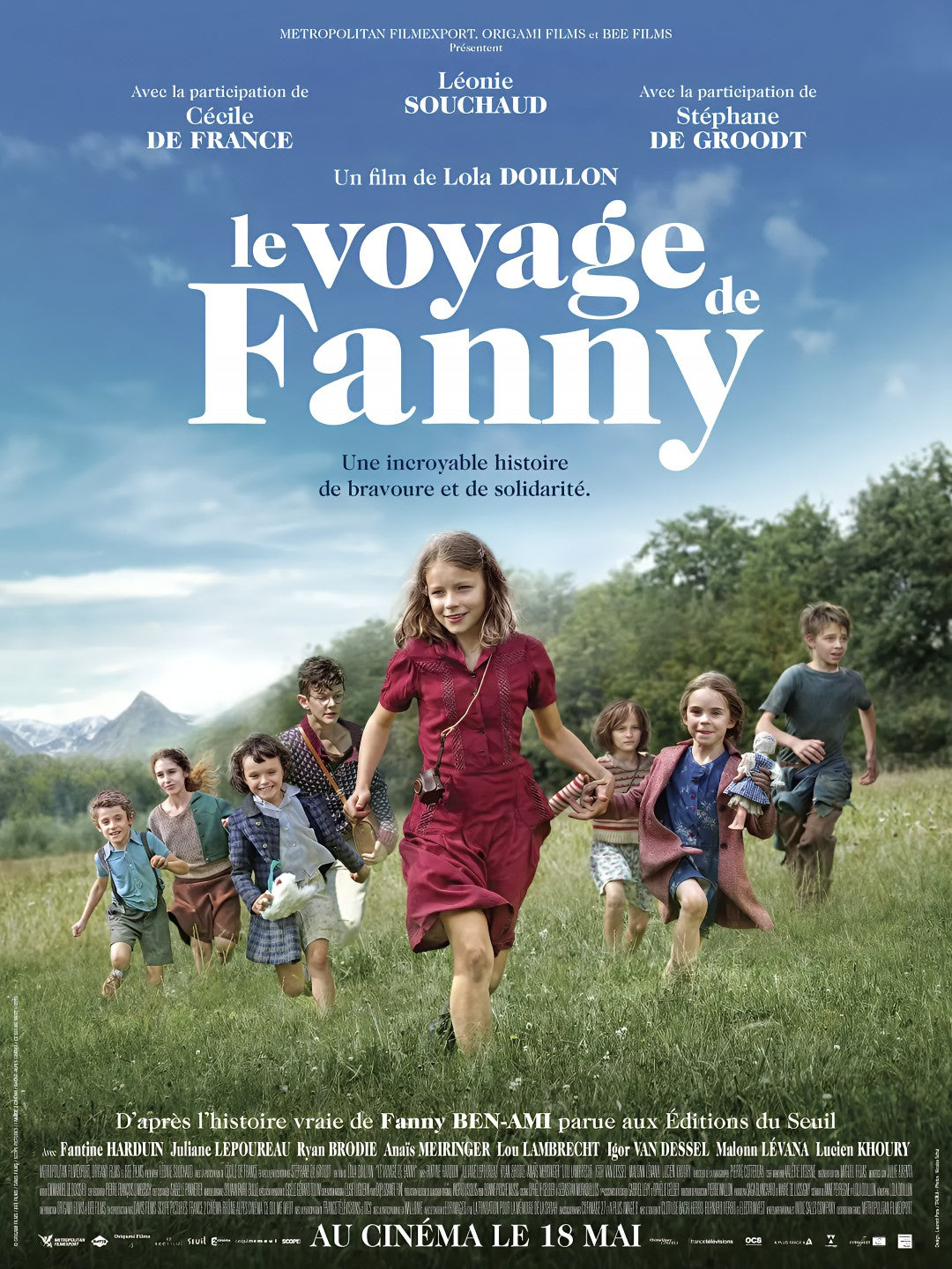 1-Disc Le voyage de Fanny (2016) 1080P for Gift Movie All RegionPlay Seal Box Blu-ray