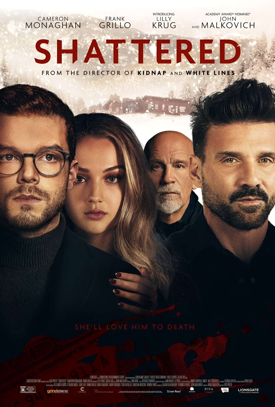 1-Disc Shattered (2022) 1080P for Gift Movie All RegionPlay Seal Box Blu-ray