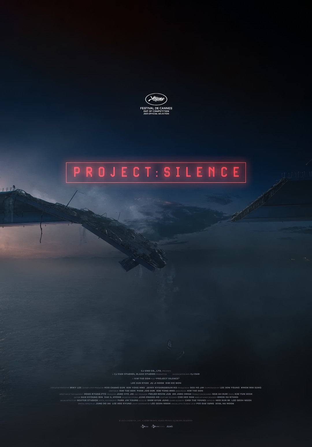 1-Disc Project Silence (2023) 1080P for Gift Movie All RegionPlay Seal Box Blu-ray