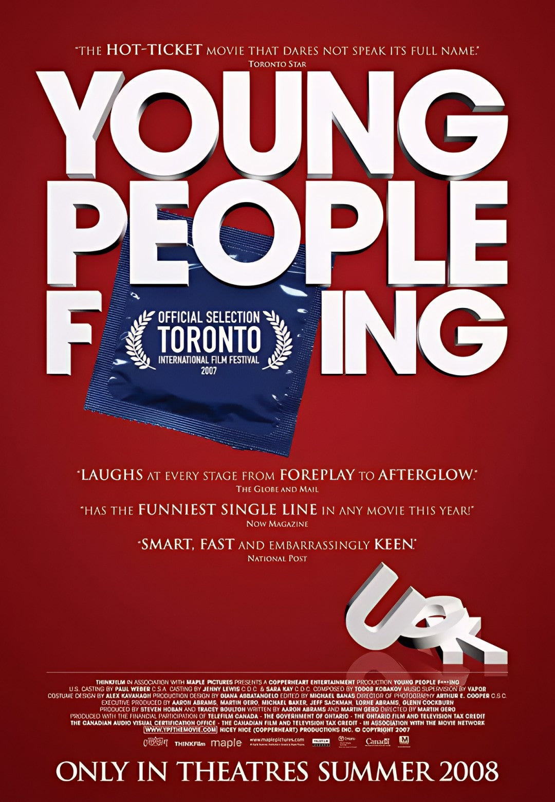 1-Disc Young People Fucking (2007) 1080P for Gift Movie All RegionPlay Seal Box Blu-ray