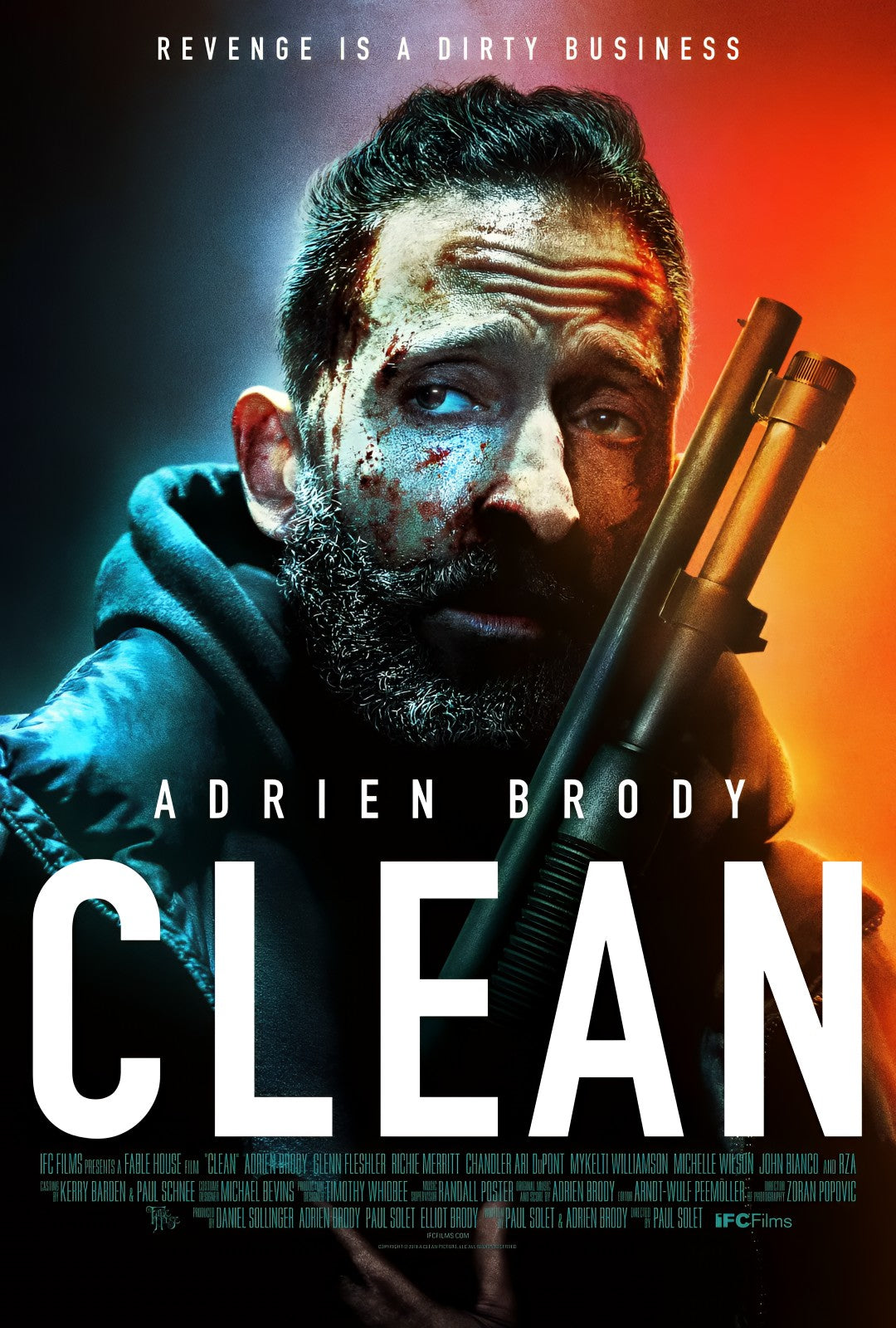 1-Disc Clean (2021) 1080P for Gift Movie All RegionPlay Seal Box Blu-ray