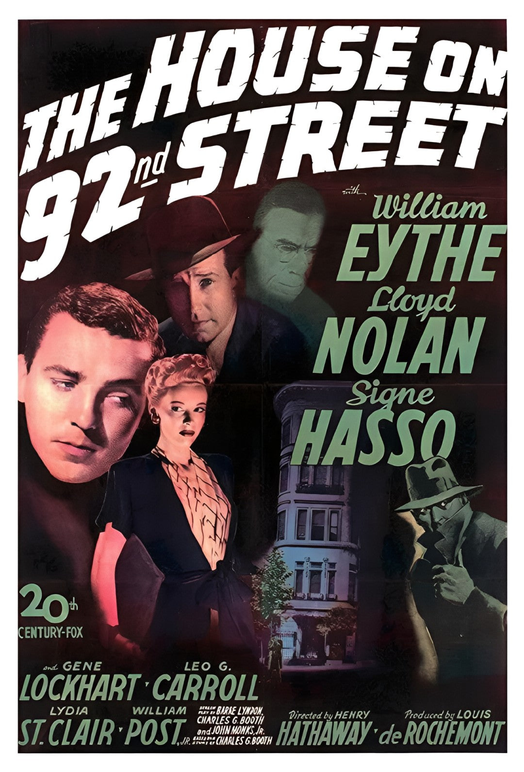 1-Disc The House on 92nd Street (1945) 1080P for Gift Movie All RegionPlay Seal Box Blu-ray