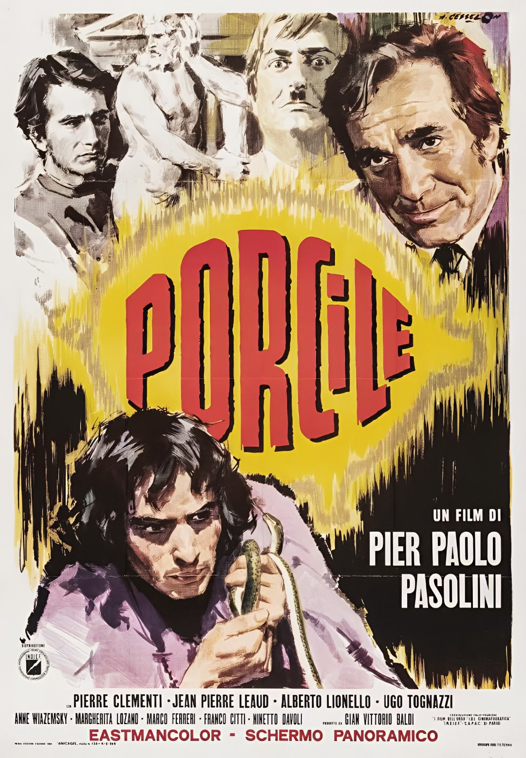 2-Disc Porcile (1969) Season 1-2 1080P for Gift Movie All RegionPlay Seal Box Blu-ray