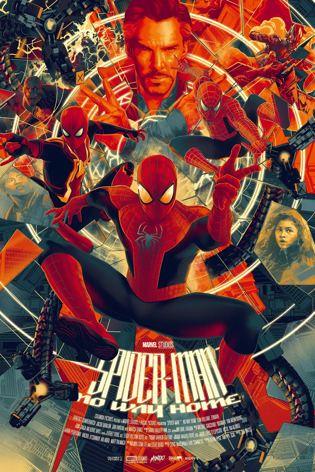 1-Disc Spider-Man: No Way Home (2021) 1080P for Gift Movie All RegionPlay Seal Box Blu-ray