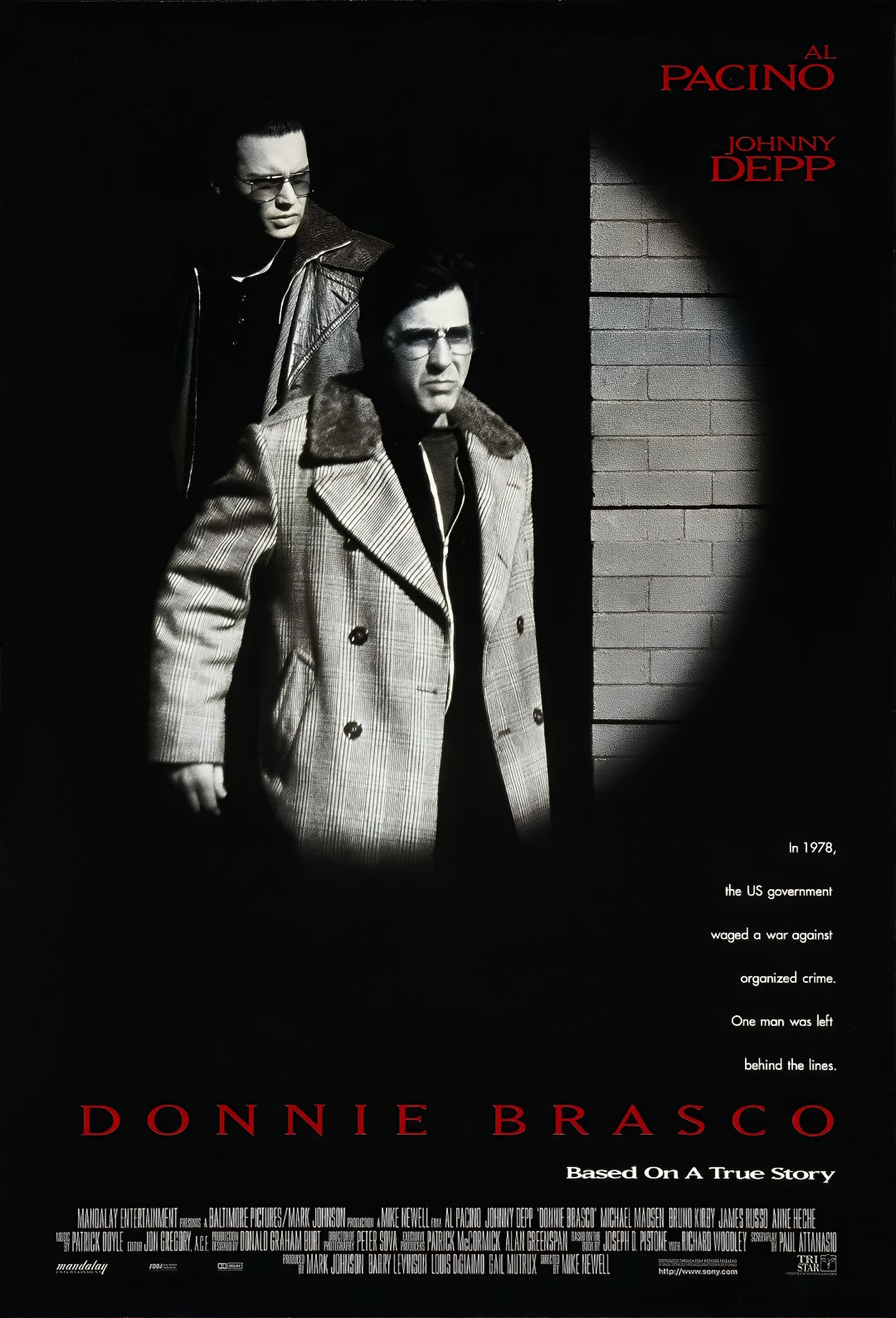 1-Disc Donnie Brasco (1997) 1080P for Gift Movie All RegionPlay Seal Box Blu-ray