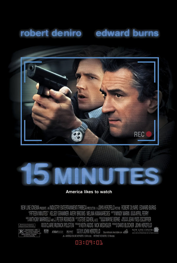 1-Disc 15 Minutes (2001) 1080P for Gift Movie All RegionPlay Seal Box Blu-ray