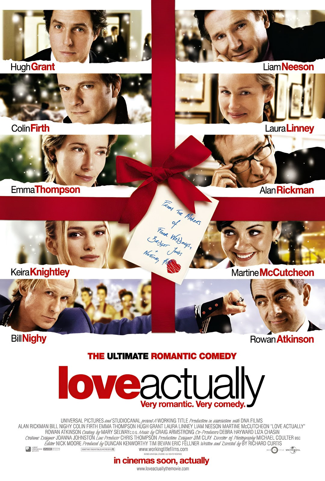 1-Disc Love Actually (2003) 1080P for Gift Movie All RegionPlay Seal Box Blu-ray