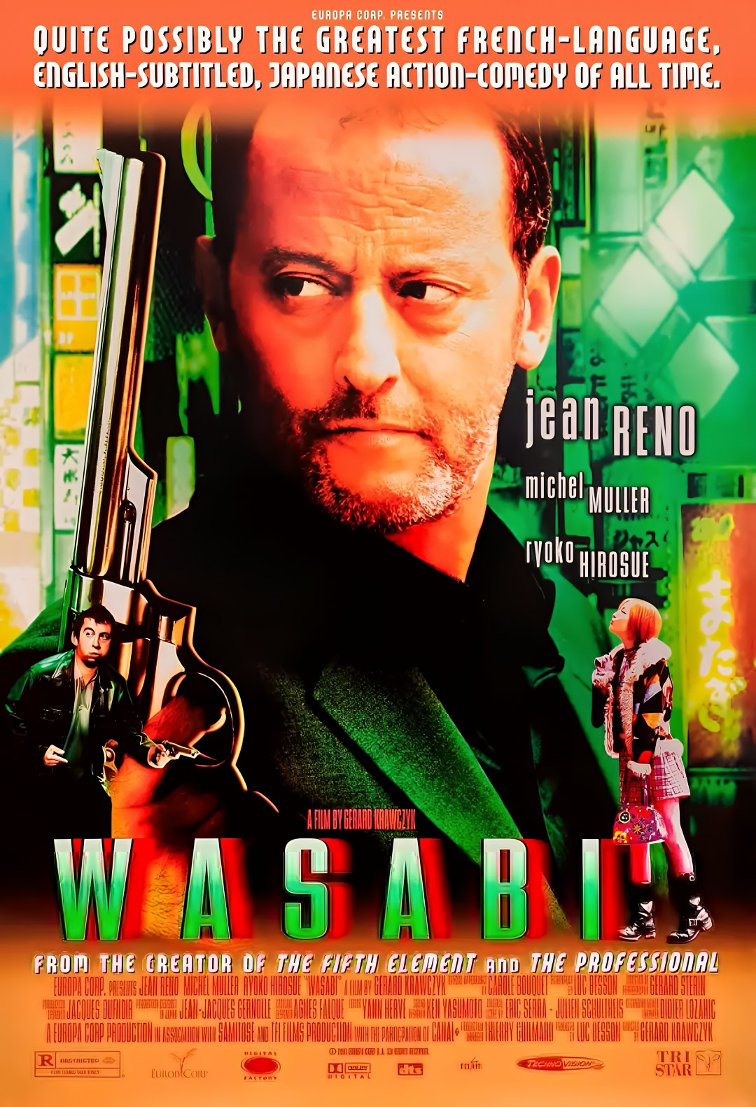 1-Disc Wasabi (2001) 1080P for Gift Movie All RegionPlay Seal Box Blu-ray