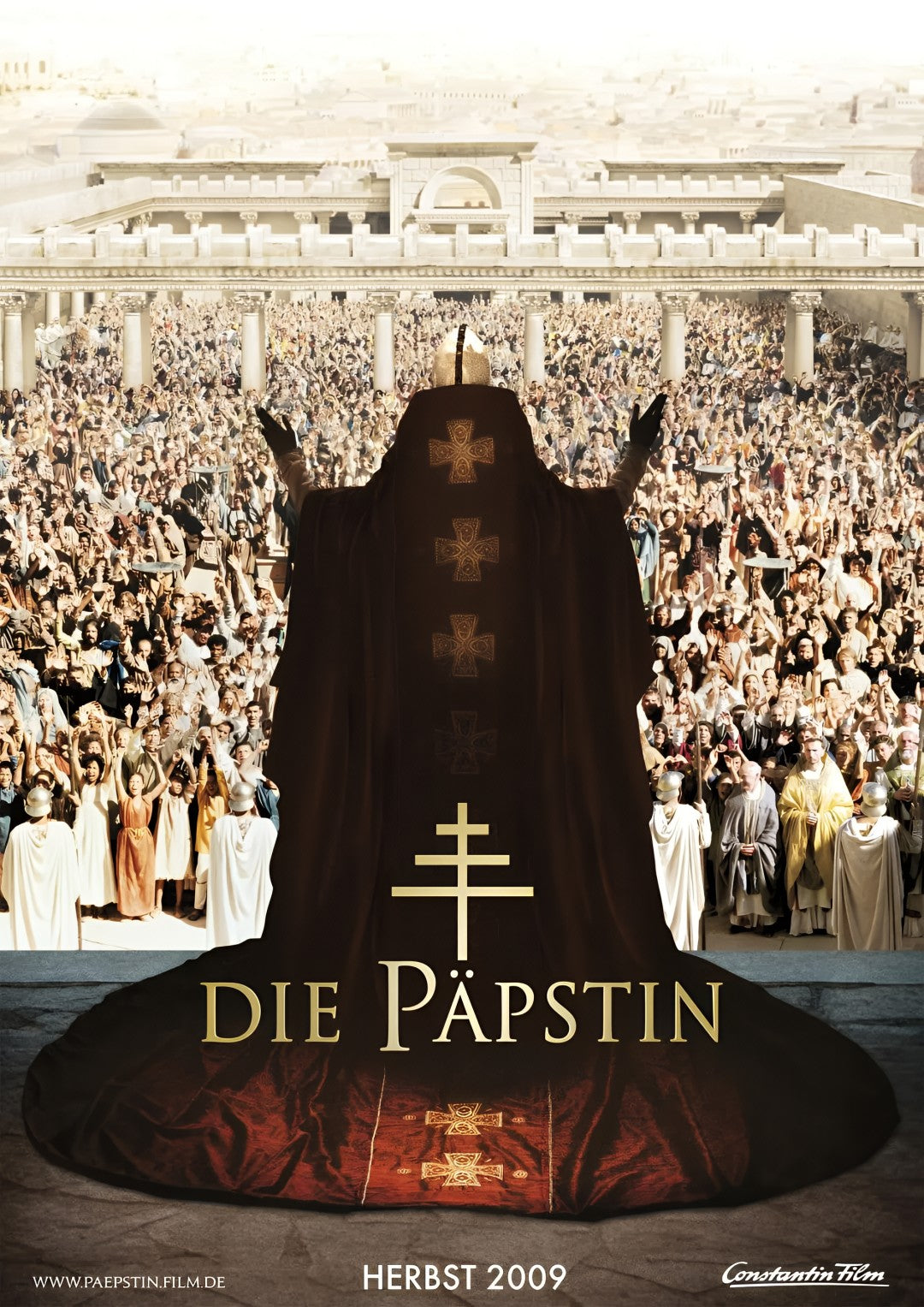 1-Disc Die Päpstin (2009) 1080P for Gift Movie All RegionPlay Seal Box Blu-ray