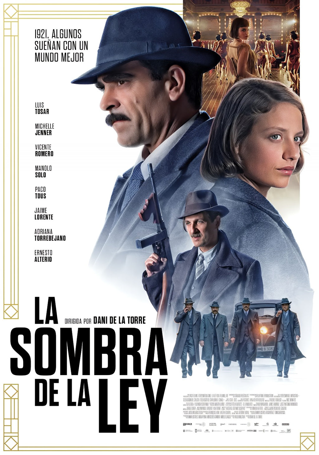 1-Disc La sombra de la ley (2018) 1080P for Gift Movie All RegionPlay Seal Box Blu-ray