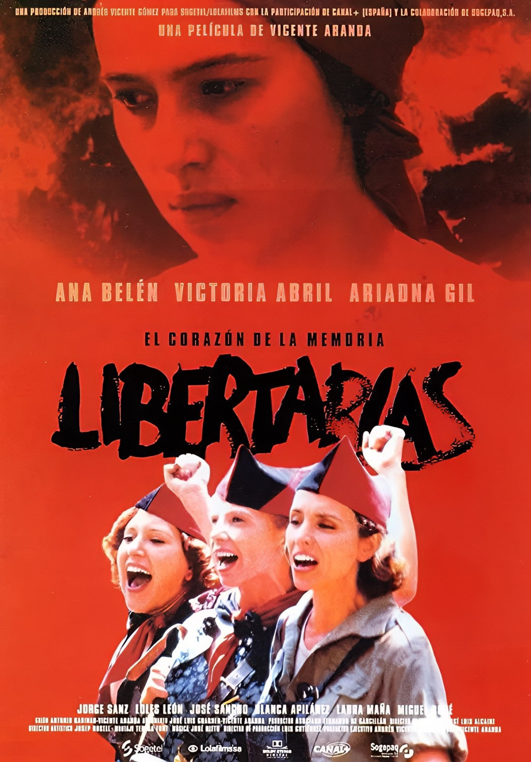 1-Disc Libertarias (1996) 1080P for Gift Movie All RegionPlay Seal Box Blu-ray