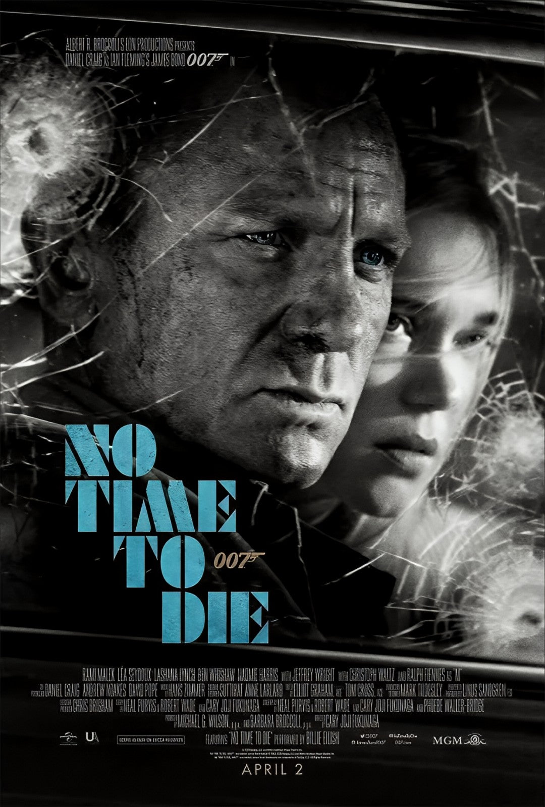 1-Disc No Time to Die (2021) 1080P for Gift Movie All RegionPlay Seal Box Blu-ray