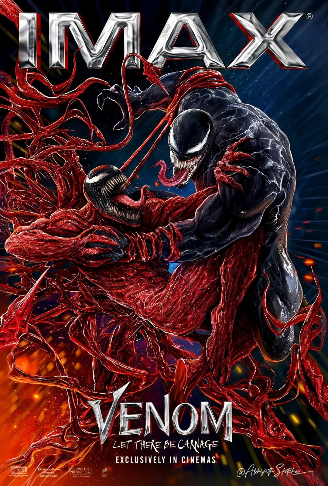 1-Disc Venom: Let There Be Carnage (2021) 1080P for Gift Movie All RegionPlay Seal Box Blu-ray