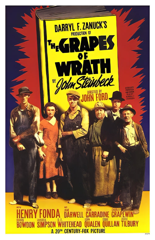 1-Disc The Grapes of Wrath (1940) 1080P for Gift Movie All RegionPlay Seal Box Blu-ray